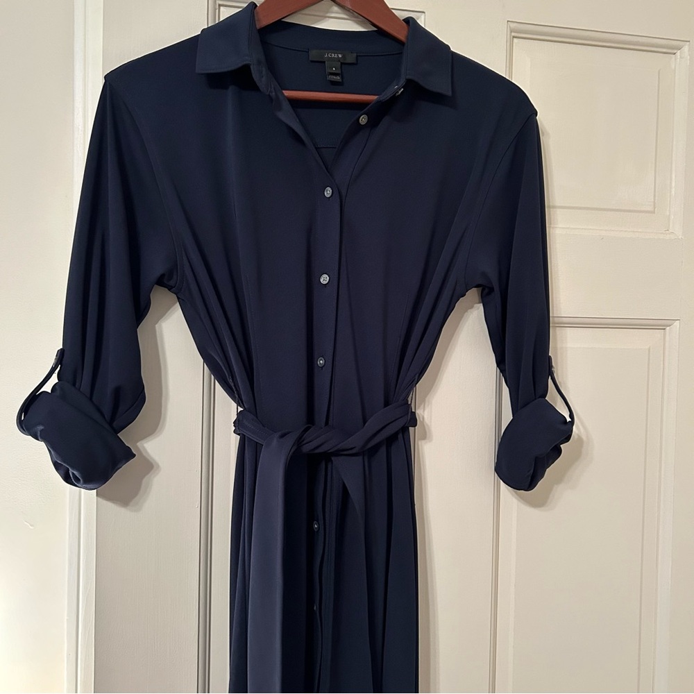 J. Crew Shirt Dress {Navy, S}